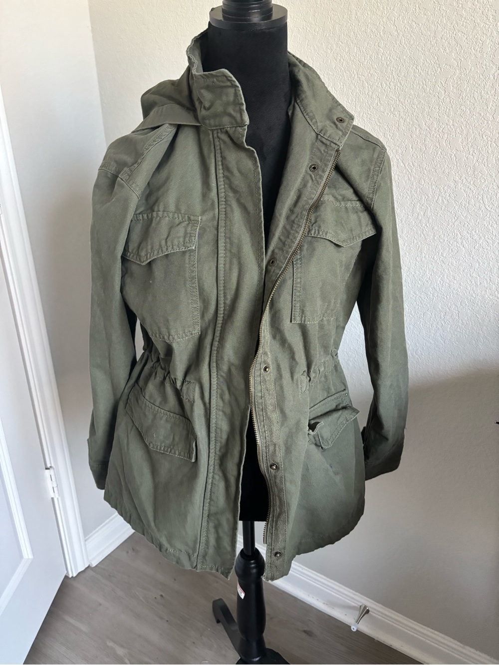 Universal Thread Utility Jacket Olive Green Size Small